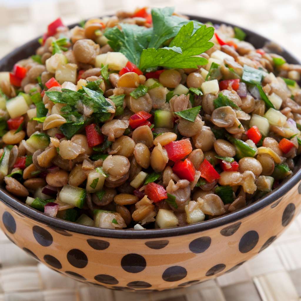 lentil-apple salad